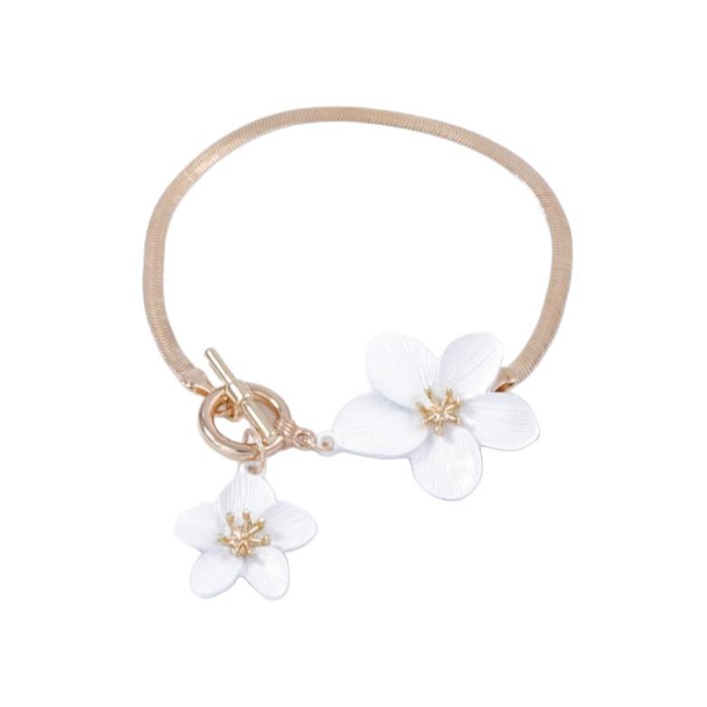 Beach Elegant Flowers All-match Niche Exquisite Anklet