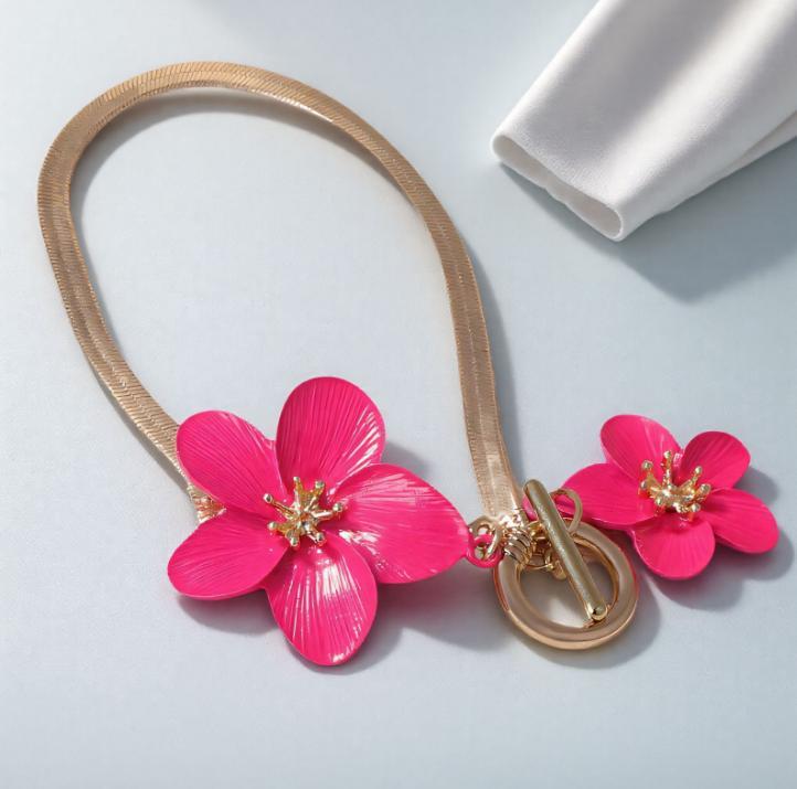 Beach Elegant Flowers All-match Niche Exquisite Anklet