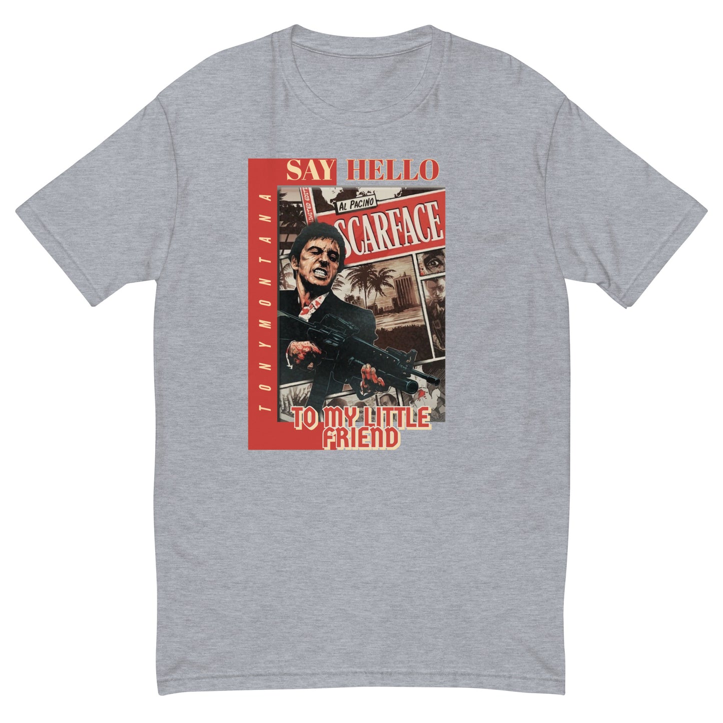 Camiseta premium de hombre Scarface: estilo icónico inspirado en la película de gángsters