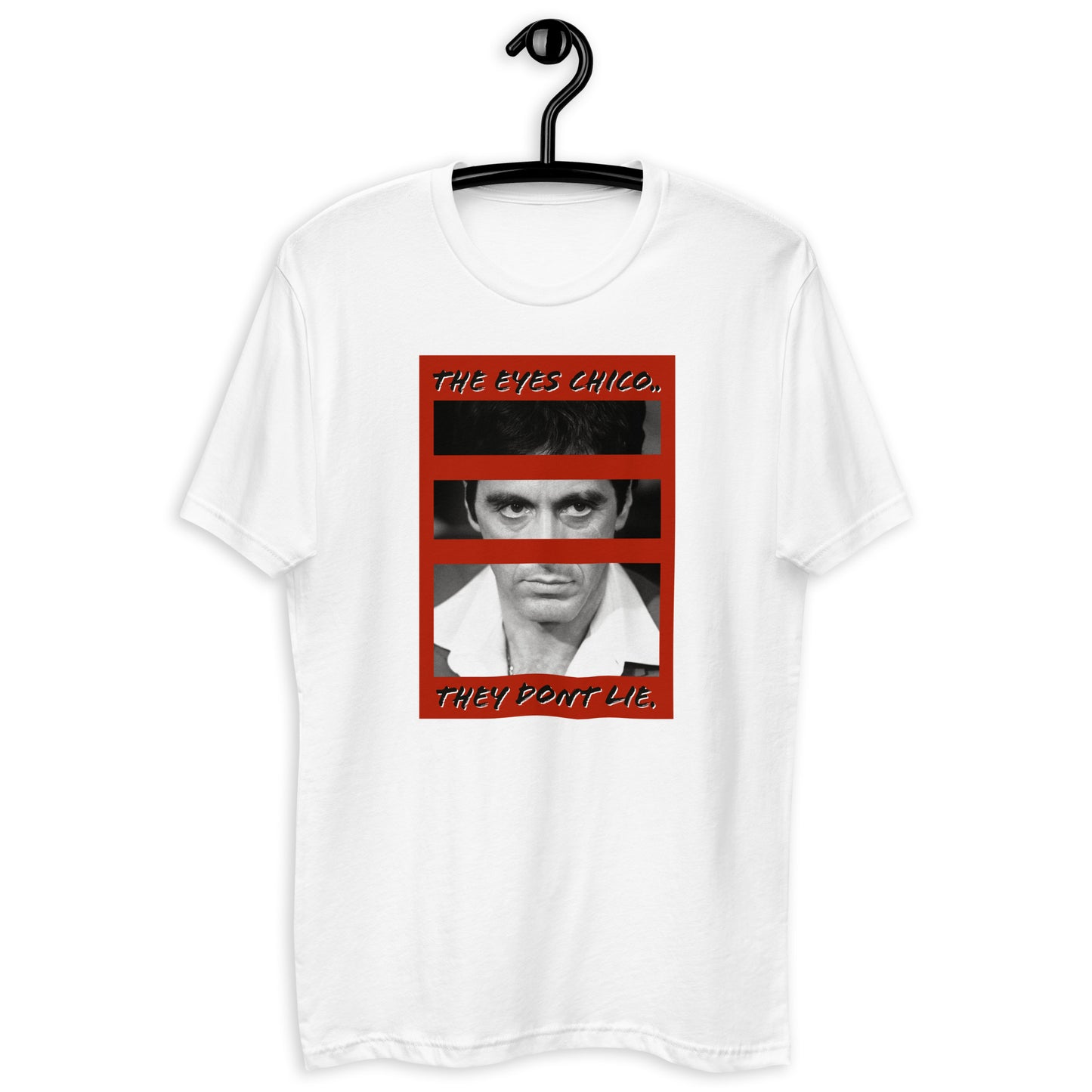 Men's premium t-shirt THE EYES CHICO THEY DONT LIE