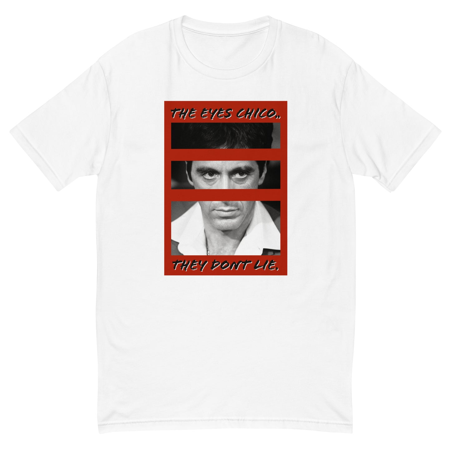 Men's premium t-shirt THE EYES CHICO THEY DONT LIE