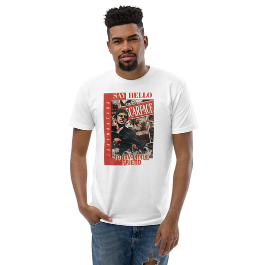Scarface Men's Premium T-Shirt: Iconic style inspired by the gangster movie