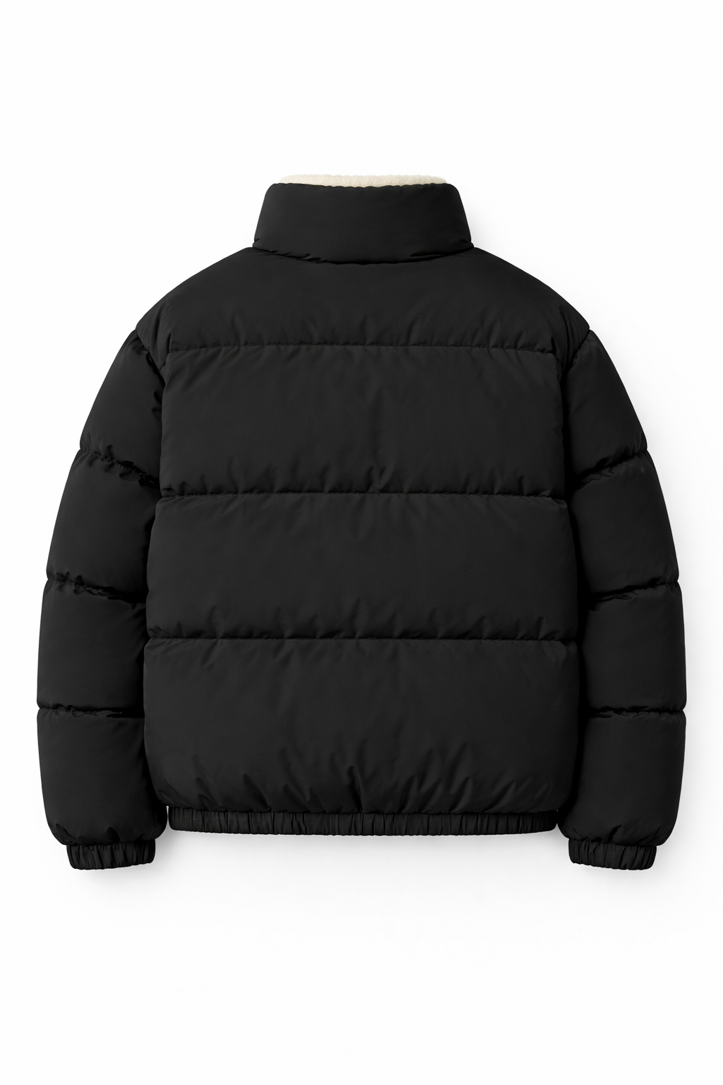 Veste matelassée col montant doublure polaire - Homme