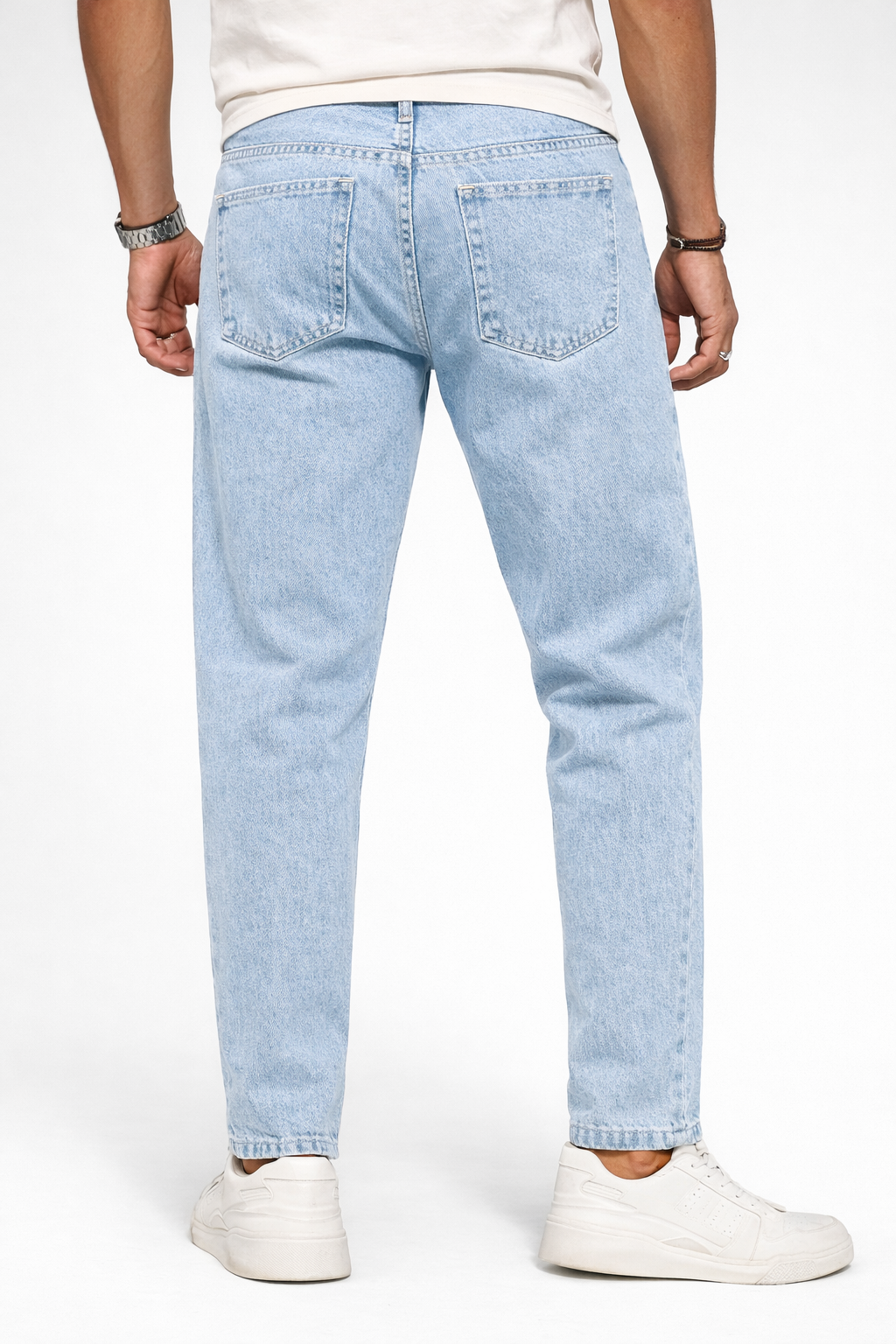 Jean Denim coupe carotte décontracté - Homme