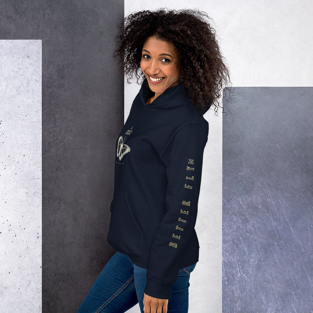 Sweat à capuche femme JHL BETTER FLY ORIGINAL
