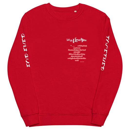 JHL Valentines special English unisex sweater