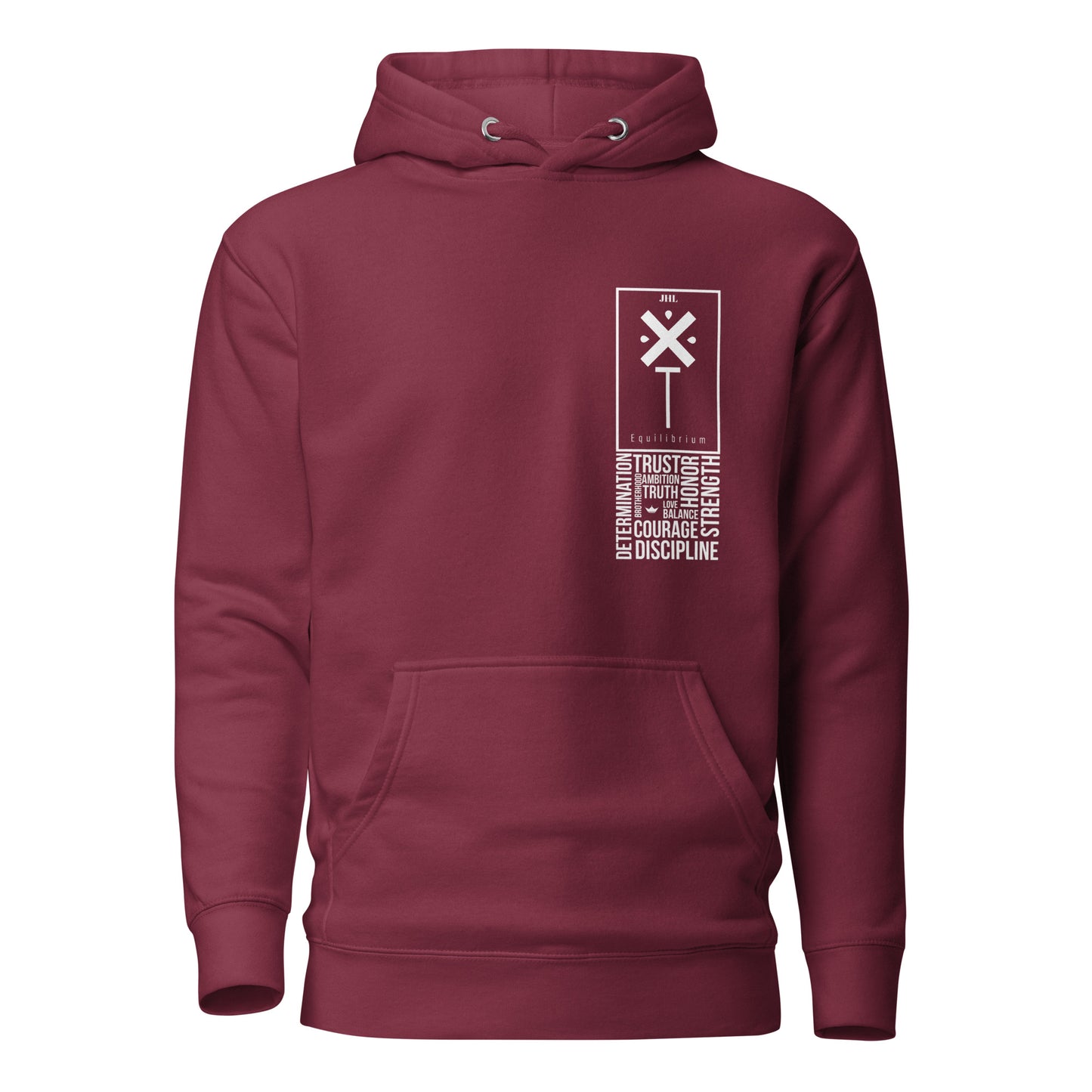 JHL EQUILIBRIO Sudadera con capucha para hombre