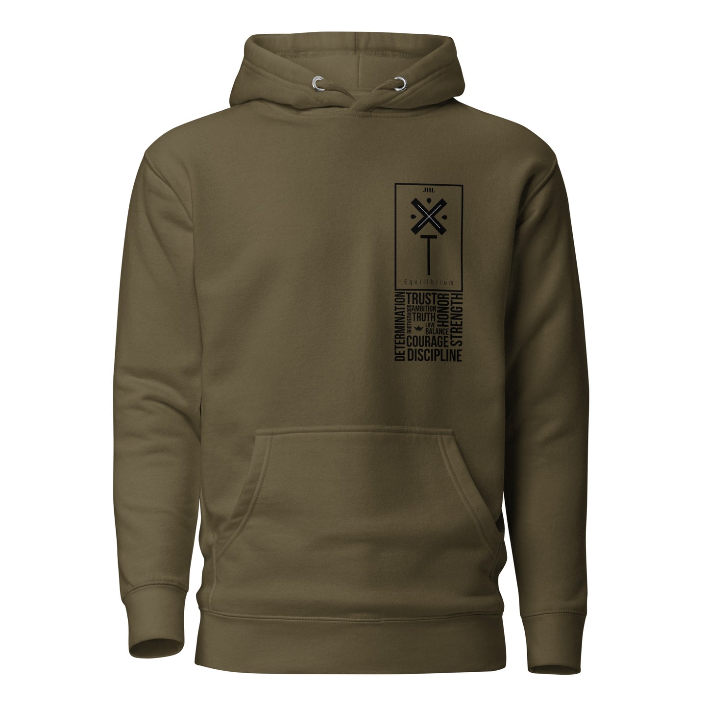 JHL EQUILIBRIO Sudadera con capucha para hombre