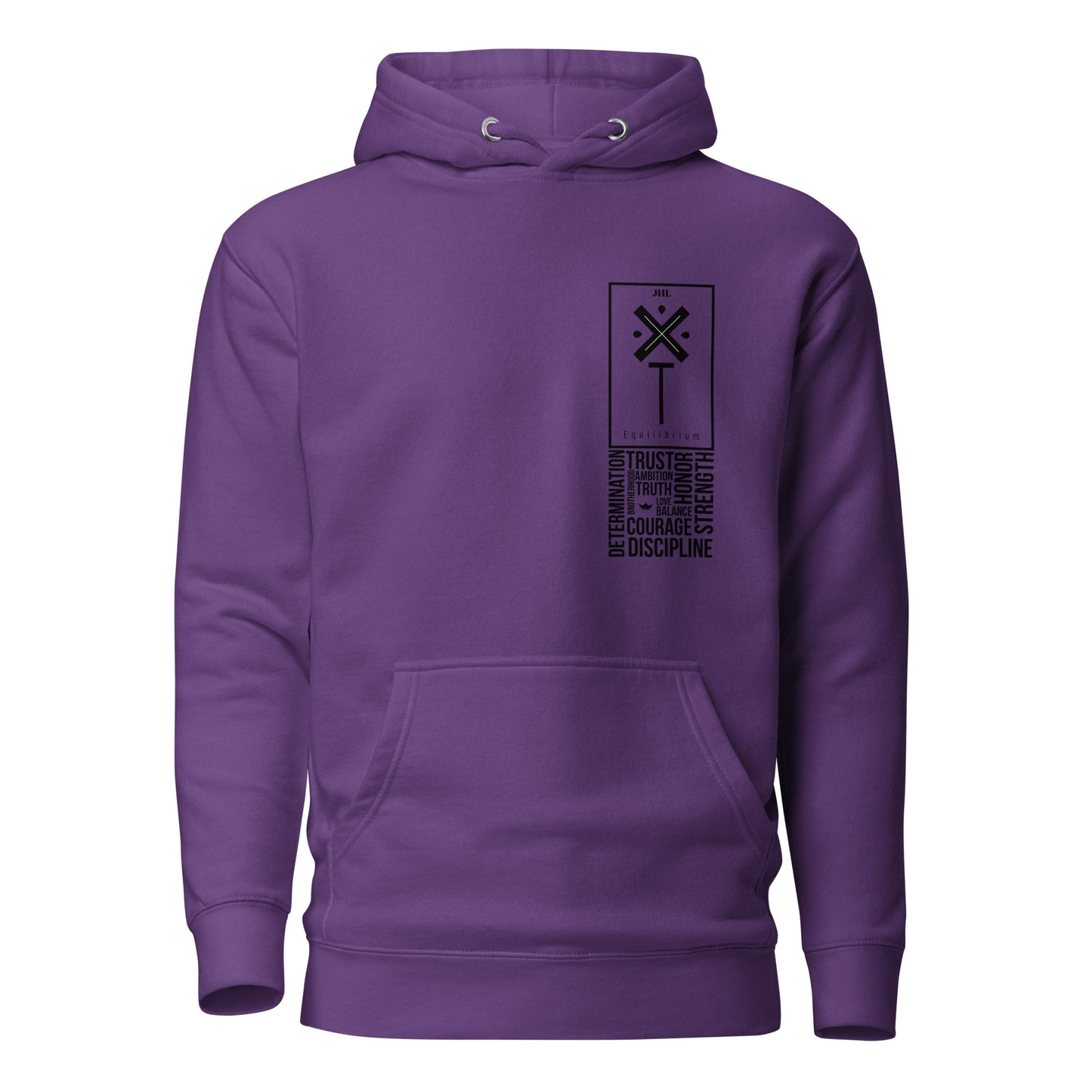 JHL EQUILIBRIO Sudadera con capucha para hombre