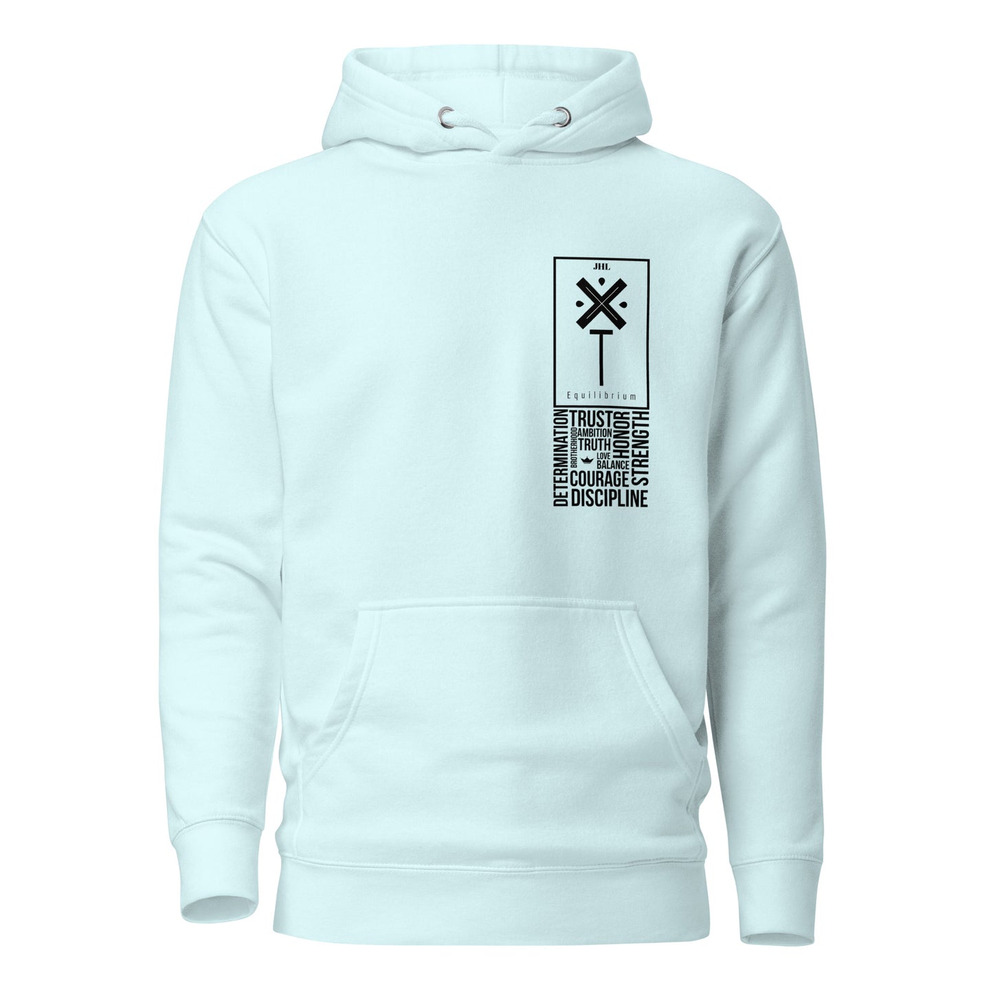 JHL EQUILIBRIO Sudadera con capucha para hombre